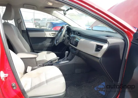 2016 Toyota Corolla Le Plus из США, поврежденный, VIN 5YFBURHEXGP429499